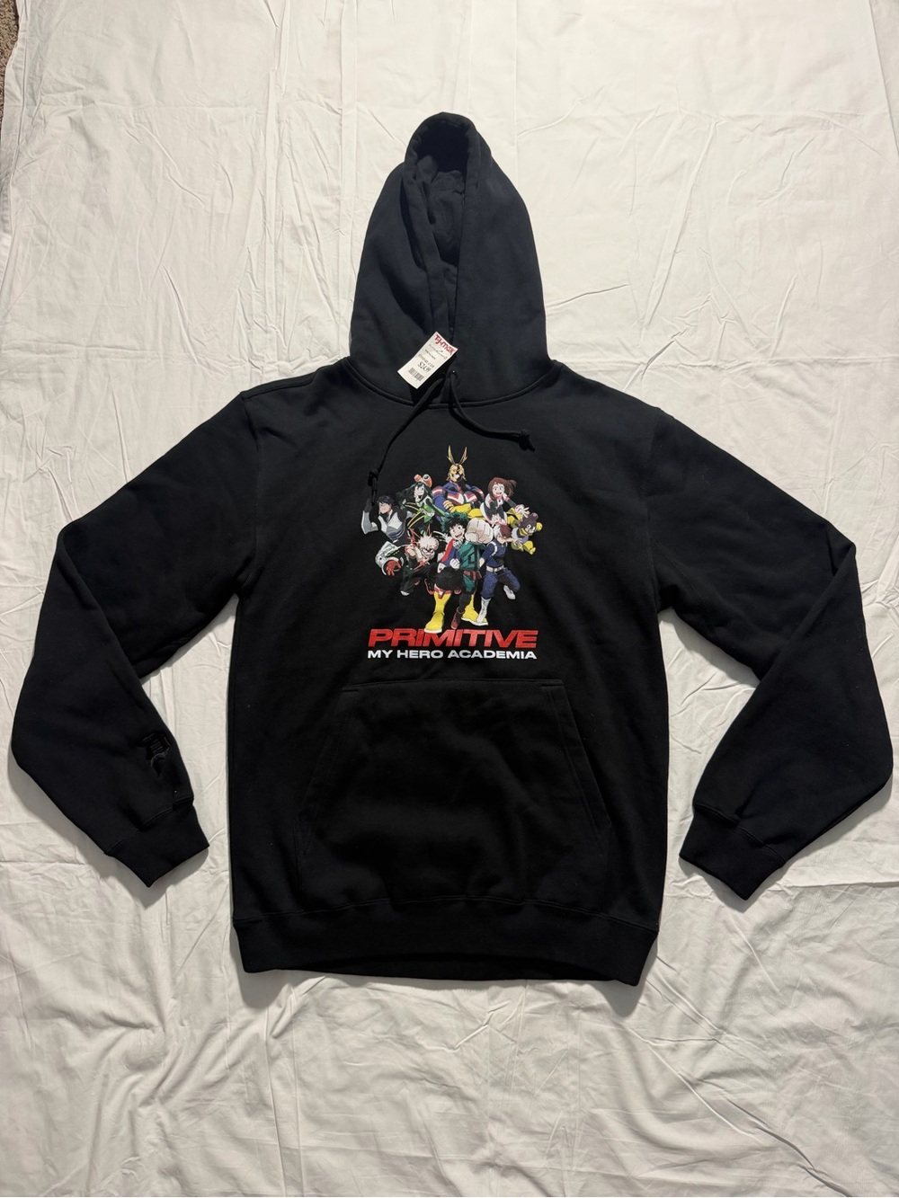 Primitive My Hero Academia Hoodie Regular Fit Black Size M